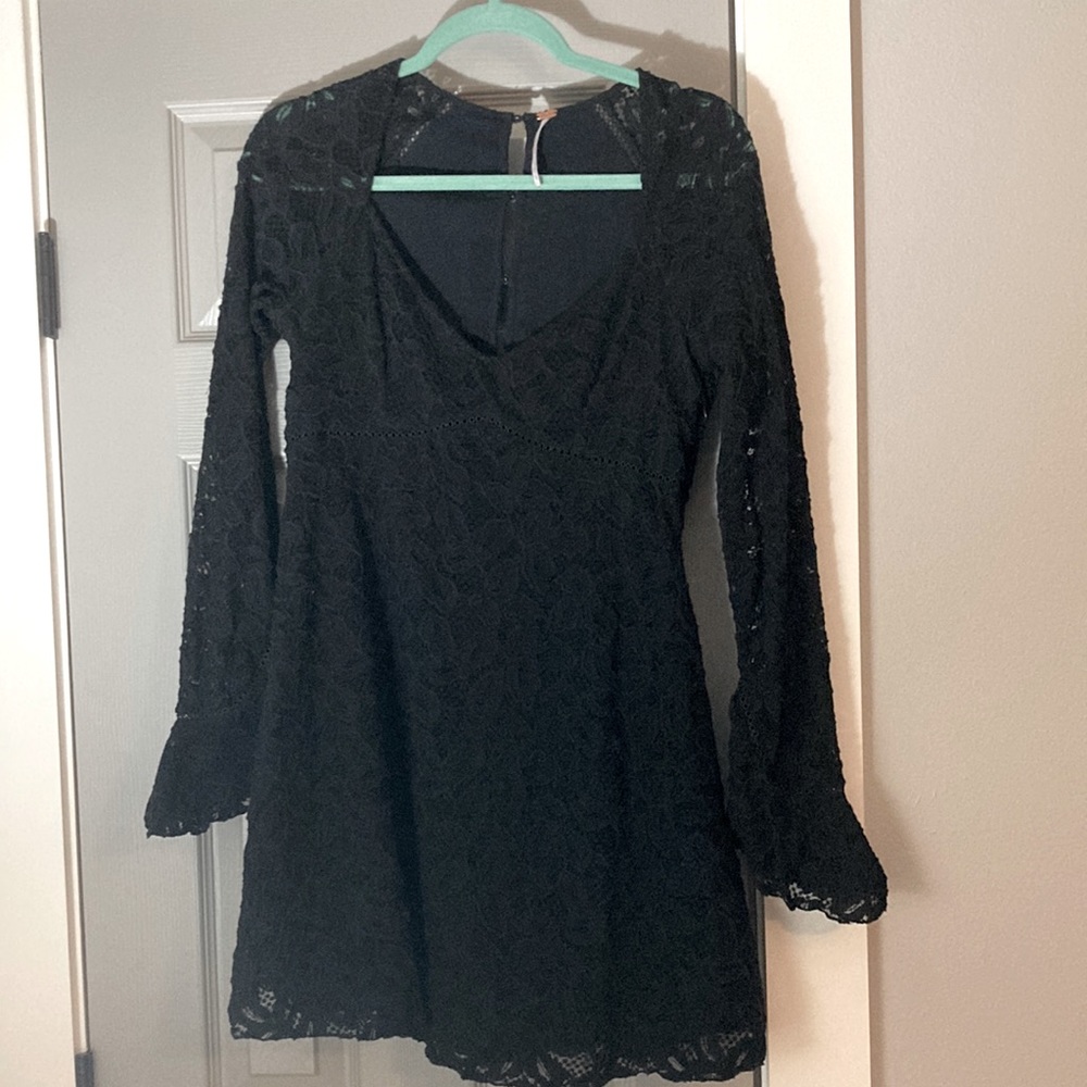 Free People Black Lace Dress - SM